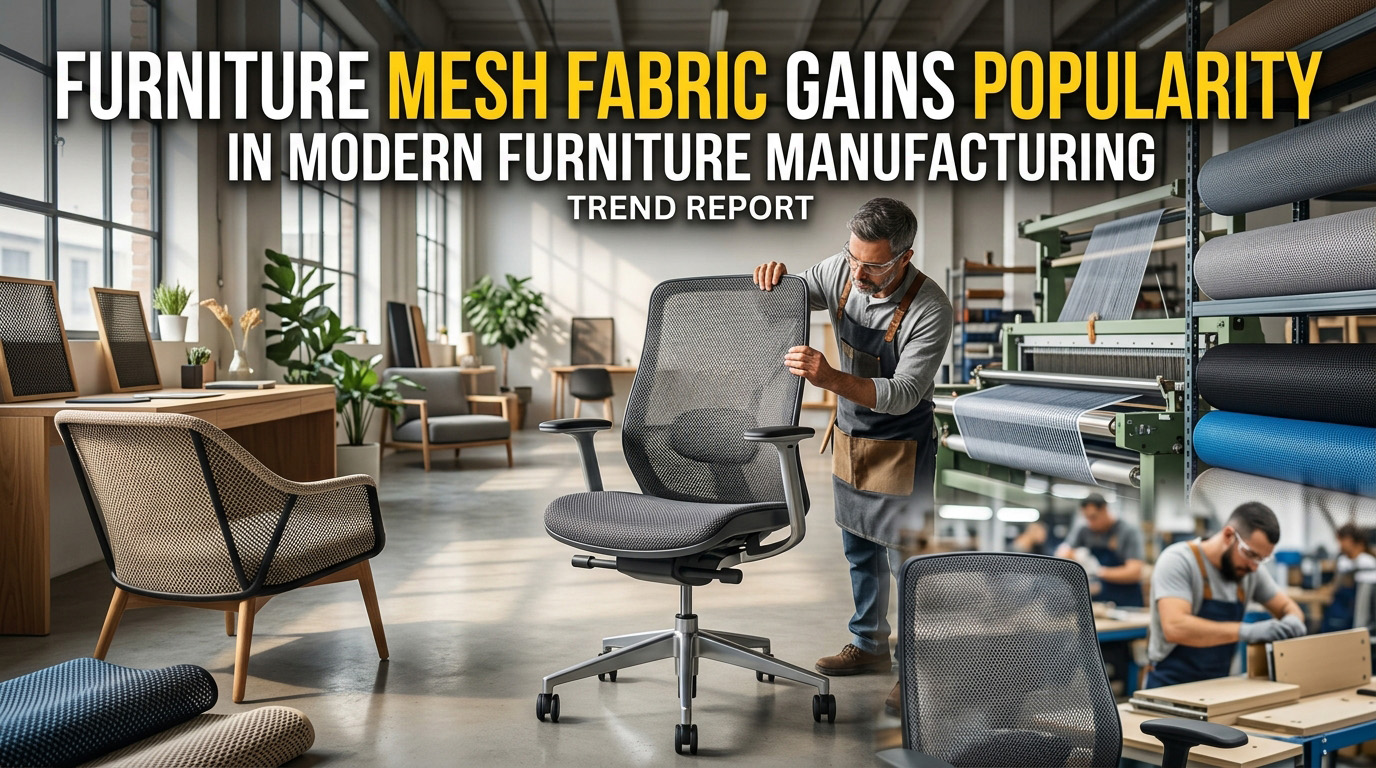 Fabrik Mesh Perabot Mendapat Populariti dalam Pembuatan Perabot Moden