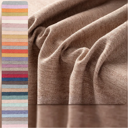 Mengapa memilih Faux Linen Curtain Fabric