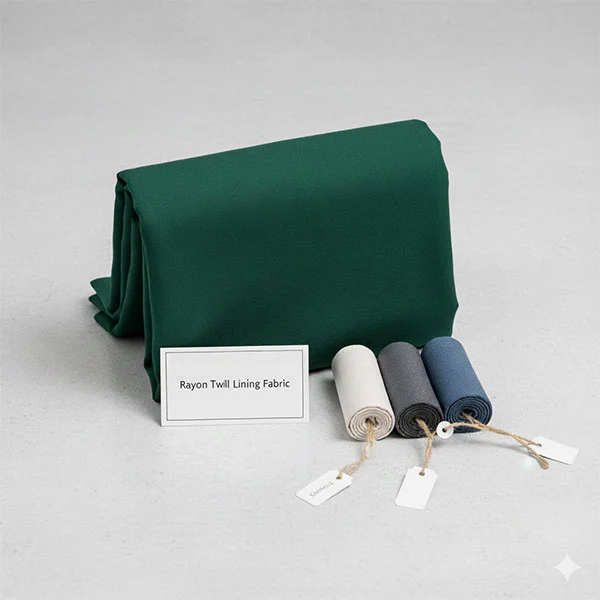 Kain lapisan rayon twill