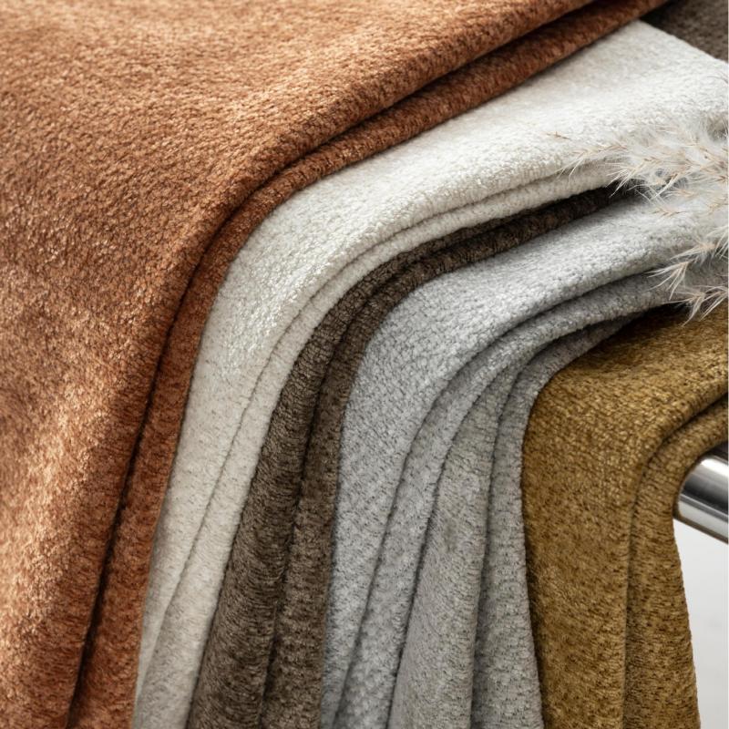 Kain Tirai Chenille Fleece Snowflake