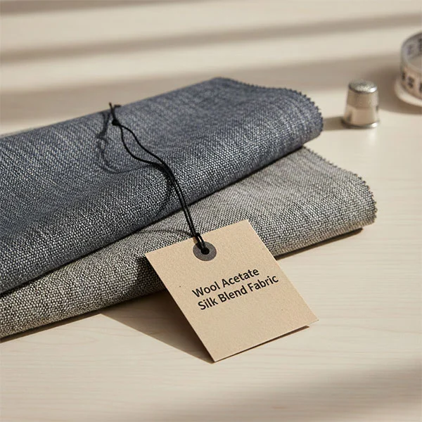 Kain Campuran Sutera Wool Acetate